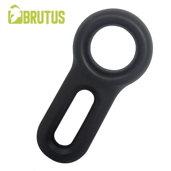 Spanner Liquid Silicone Cock Ring Black