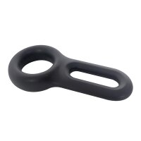 Spanner Liquid Silicone Cock Ring Black