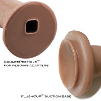 SquarePeg Toys Dirk Harness Chestnut Actual Size + FlushCup