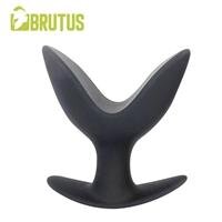 Open Wide -Silicon Twin Tip Butt Plug XL Black