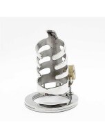 The Classic Stainless Steel Cock Cage Silvercolor