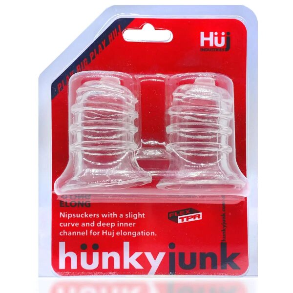 Hünkyjunk Elong Nipple Suckers (2 x) - Clear