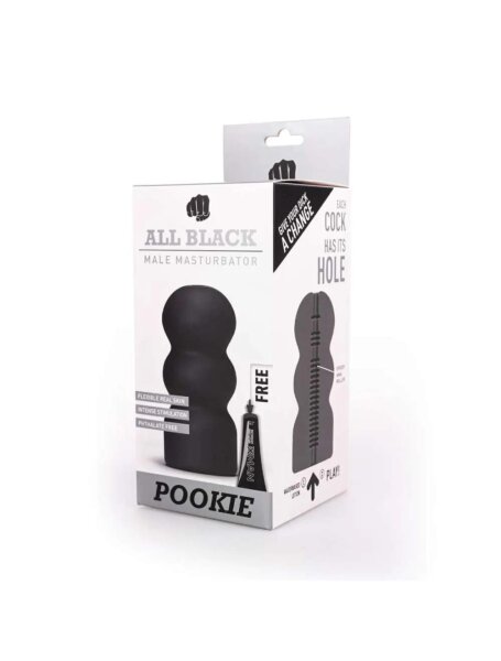 All Black - Real Skin Touch Masturbator - Pookie