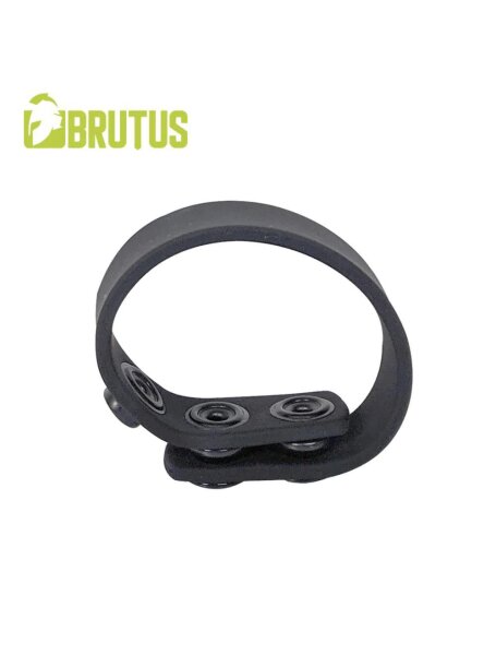 Brutus - 3 Snap Silicone Cock Strap