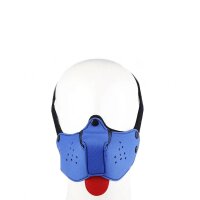 Rude Rider Puppy Face Mask Neoprene Blue