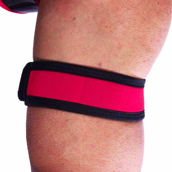 Rude Rider Neoprene Puppy 2 Biceps Straps Red