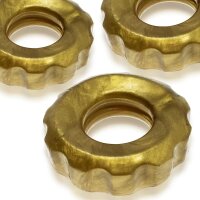 H&uuml;nkyjunk SUPER HUJ 3-pack Cockrings Bronze Metallic