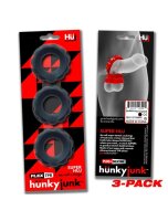 H&uuml;nkyjunk SUPER HUJ 3-pack Cockrings Tar Ice