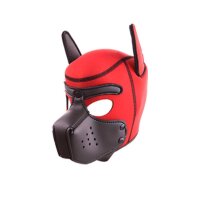 Rude Rider Neoprene Puppy Hood Red/Black