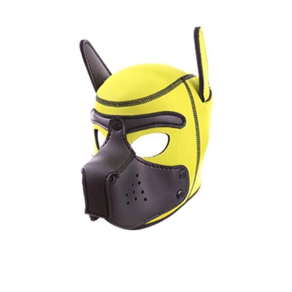 Rude Rider Neoprene Puppy Hood Yellow/Black Large/XLarge