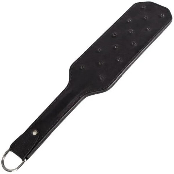 Black Label Spiked Leather Paddle