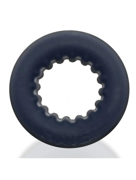 Oxballs AXIS Ribbed Cockring Black Ice