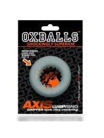 Oxballs AXIS Ribbed Cockring Clear Ice