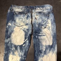 R&amp;Co Elastic Domo Denim Jeans + Full Zip Blue 2.1 Used Look