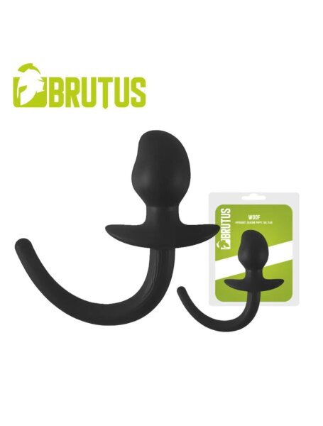 BRUTUS WOOF - HyperSoft Silicone Puppy Tail Plug