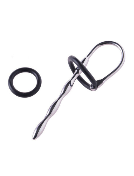 Stainless Steel - Silicone Urethral Stretcher - Wavey