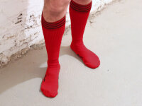 R&Co Football Socks + Stripes 2.0 - Red/Black