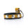 Leather Cockstrap with Penis Ring Black/Yellow