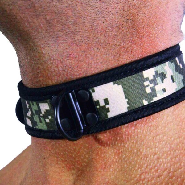 Rude Rider Neoprene Puppy Collar Camo