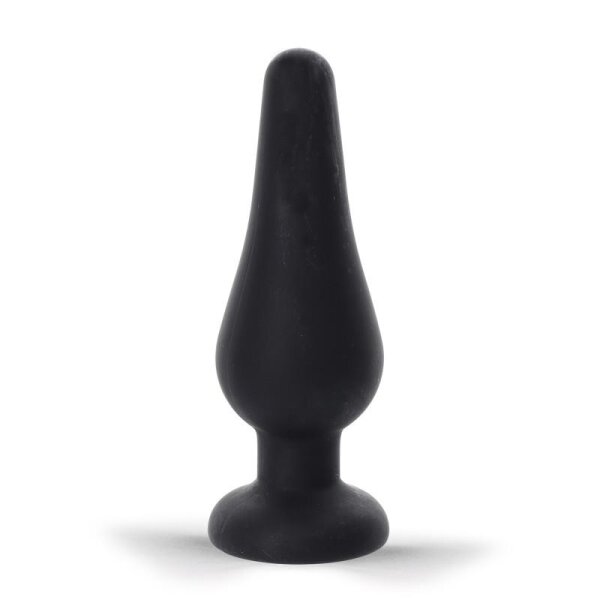 Rude Rider Silicone Anal Plug Black