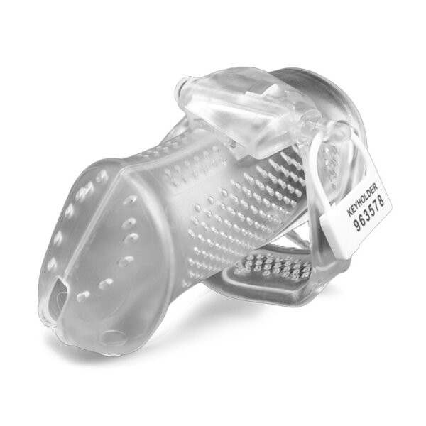 BRUTUS Airmesh Chastity Cage - Clear