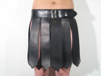 R&amp;Co Leather Gladiator Kilt 85 cm