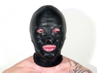 R&amp;Co Soft Leather Hood with Detachable Eye &amp; Mouth L