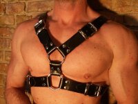 R&amp;Co Y-Harness in Belt Leather Black S