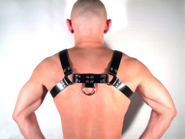 R&Co H-Harness in Belt Leather Black M