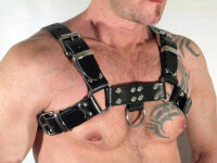 R&amp;Co H-Harness in Belt Leather Black XXS