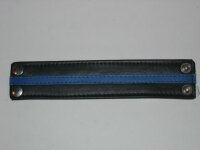 R&amp;Co Wristband 4.5 cm Wide With Coloured Stripe Blue S