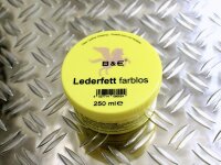 B&E Lederfett farblos 250 ml