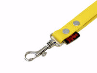 R&amp;Co Leather Lanyard Keychain Yellow