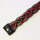 R&Co Leather Plaited Lanyard Red/Black