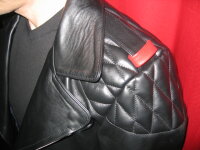 R&Co Leather Epaulette Red