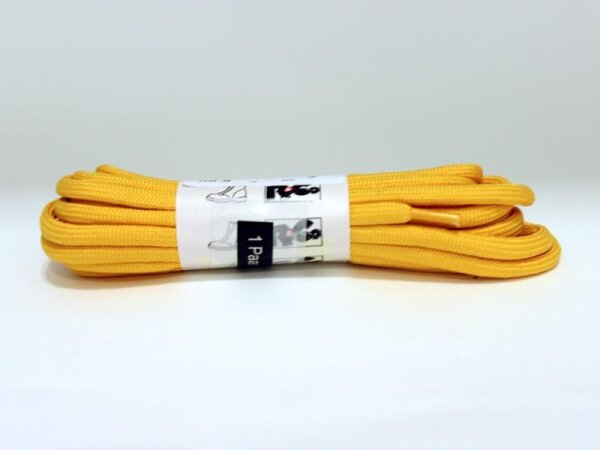 R&Co Round Laces 10 Holes 180 cm Yellow