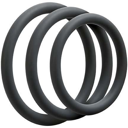 OptiMALE 3 C-Ring Set Thin Slate (Grey)