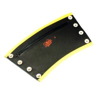 R&amp;Co Gauntlet Wallet + Pipings Yellow S