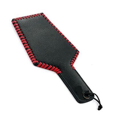 Black Label Leather Paddle Wide Heavy Grain