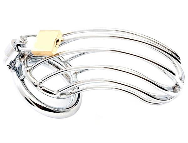 Black Label Male Chastity Device - Bird Cage - Stainless...