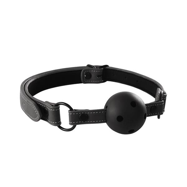 NS Novelties Renegade Bondage - Ball Gag - Black