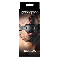 NS Novelties Renegade Bondage - Ball Gag - Black