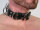 R&Co Slave Collar with 4 D-Rings 3cm wide long Version