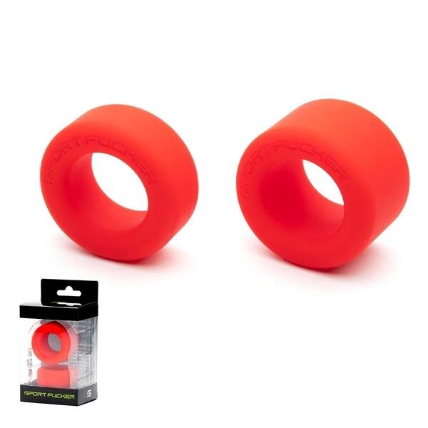 Sport Fucker Soft Silicone Nutt Job Set Red