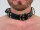 R&Co Slave Collar with 4 D-Rings 3cm wide normal version
