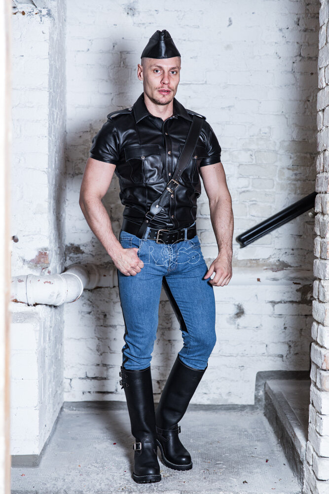 Observatory Svække race R&Co Denim Jeans With Leather Saddle And Stripes, 239,00 €