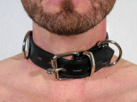 R&Co Lockable Slave Collar with D Rings