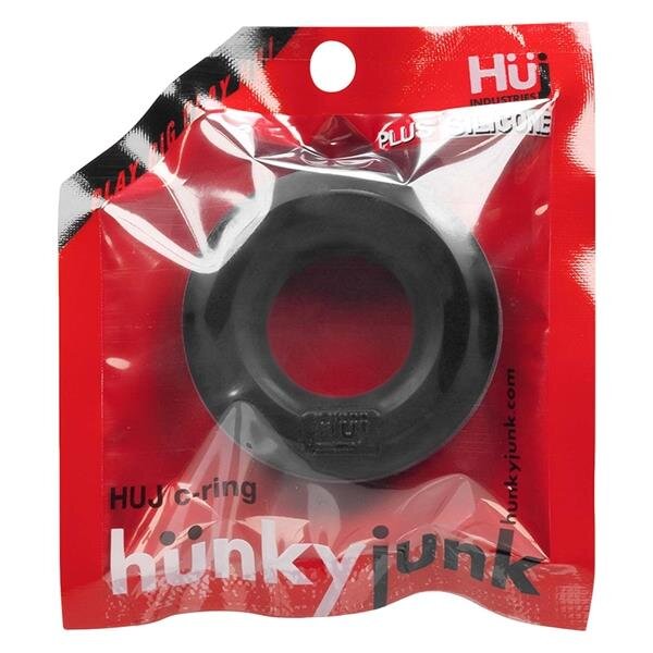 Hünkyjunk Cockring Single - Black Tar