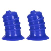 H&uuml;nkyjunk Elong Nipple Suckers (2 x) - Cobalt