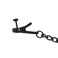 Black Label Coated Metal Tingling Nipple Clamp with...